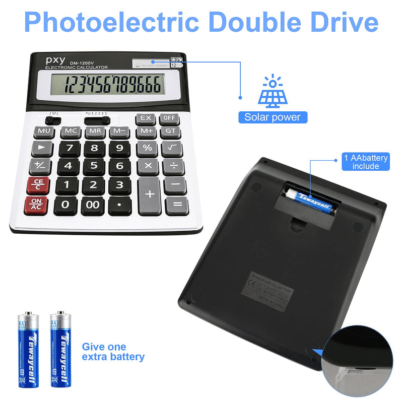 PXY 200 Pages Journal Notebook&Desk Calculator (2 Gel Pen&100&30 Sticky Tabs)