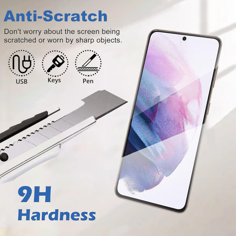 Lyphpe【2 Pack Privacy Screen Protector for samsung galaxy S21 5G 9H Tempered Glass Anti-Spy Private Film Compatible for Samsung S21 5G Case Friendly