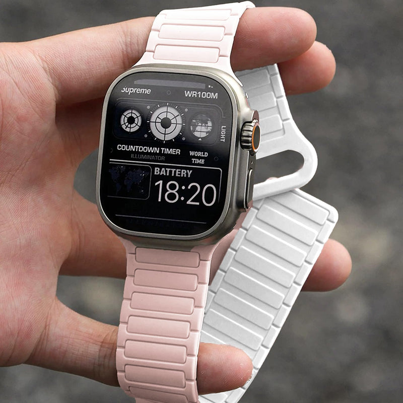 Lamshaw Compatible for iTech Fusion 3 Bands, 20mm, 22mm, 24mm Quick Release Silicone Sport Strap Watchband Compatible for iTech Fusion 3, Bold 3, Elite 3 Smart Watch Pink 24mm size band