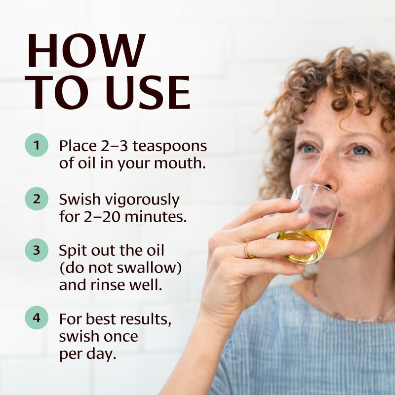 Banyan Botanicals Mint Daily Swish – Organic Ayurvedic Pulling Oil with Coconut Oil – Mouthwash for Fresh Breath and Sparkling Oral Health* – 24 oz – Non GMO Sustainably Sourced Vegan 24 Fl Oz (Pack of 1)