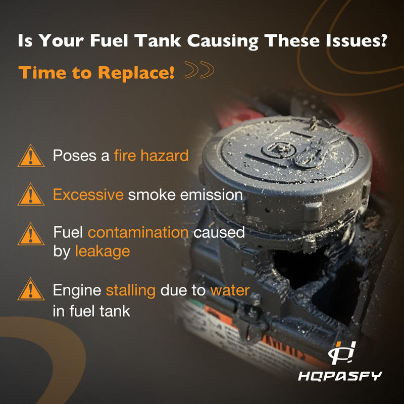 Fuel Tank with Cap Compatible with 799863 B&S Most 121000, 122000 Model Engines Replaces# 799863 694260 698110 695736 697779