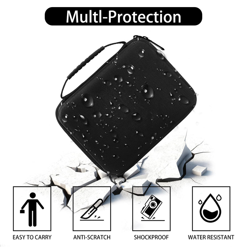 Camera Case for Sony Alpha a6400 / a6700 / a6600 / a6100 / a6500 / a6300 / a6000 Mirrorless Digital Camera Fits 16-50mm/18-300mm Lenses With Adjustable Dividers & Mesh Pocket (Case Only)