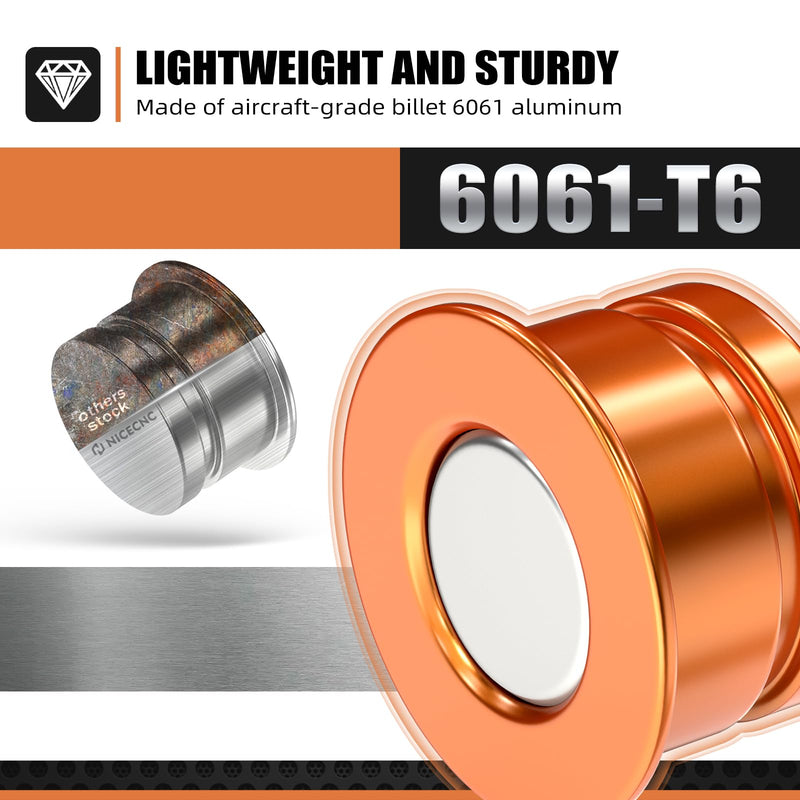 NICECNC Motorcycle Odometer Magnet Kit Replacement Compatible with KTM 125-530 XC XC-W XCF-W 2003-2023,Compatible with Husqvarna 125-501 TE FE FE I 2014-2023,See Fitment orange