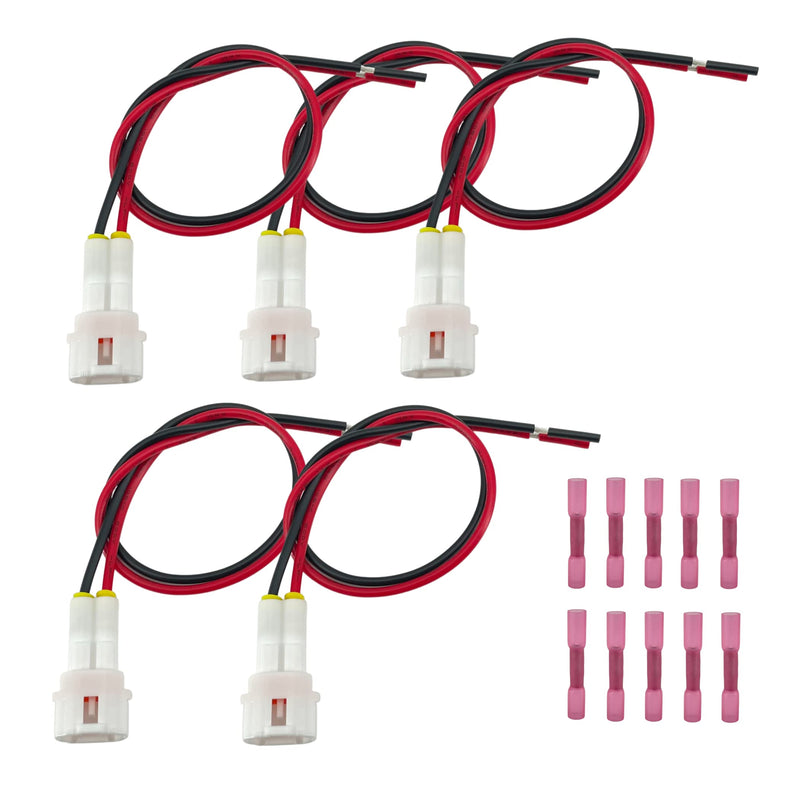 5pcs Accessory Power Lead Kit Compatible with Yamaha Wolverine RMAX and 850 X2 X4 RMAX2 RMAX4 Replace B4J-H25B0-V0-00