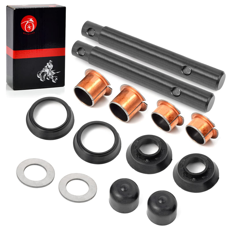 Steering Knuckle King pin & Bushing Repair Kit Compatible with Yamaha Golf Cart G2 G8 G9 G11 G14 G16 G19 G20 1985-2001