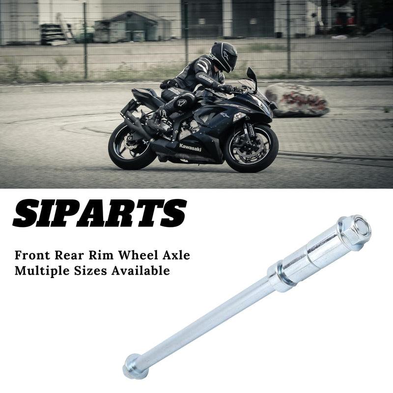 12mm 210mm Front Rear Axle with Bushing 5mm 20mm 30mm Fit for Pit Dirt Bike Moped Scooter QUAD ATV Mini Bike Parts 50cc 110cc 125cc 12-210mm