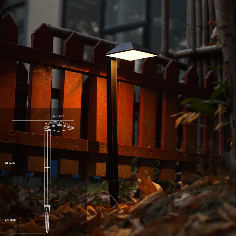 GOODSMANN Low Voltage Pathway Light Outdoor Metal Landscape Lighting 12V AC 0.7W LED Hardwired Path Light 100 Lumen Warm White Oil Rubbed Bronze Finish Walkway Light with Connector and Spike Stake Oil Rubbed Bronze 1PK