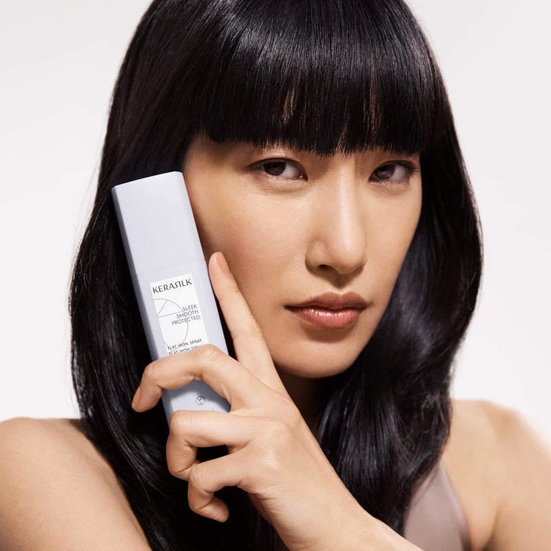 Kerasilk Flat Iron Spray, For All Hair Types, Heat Protection & Smooth Finish, Vegan, 75ml