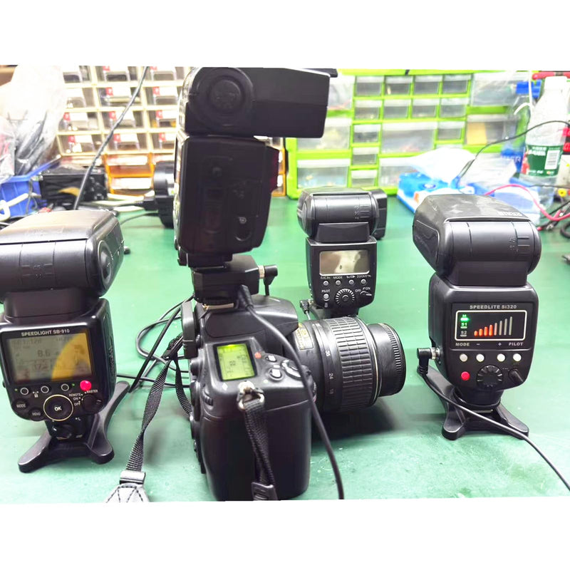 DY-T3N for Nikon Camera Flash Hot Shoe Adapter Mount Top-Mounted Expansion Accessory: Multi-Flash synchronous Shooting with Cable Converter A Set with 3 Wires (DY-T3N N03) DY-T3N N03