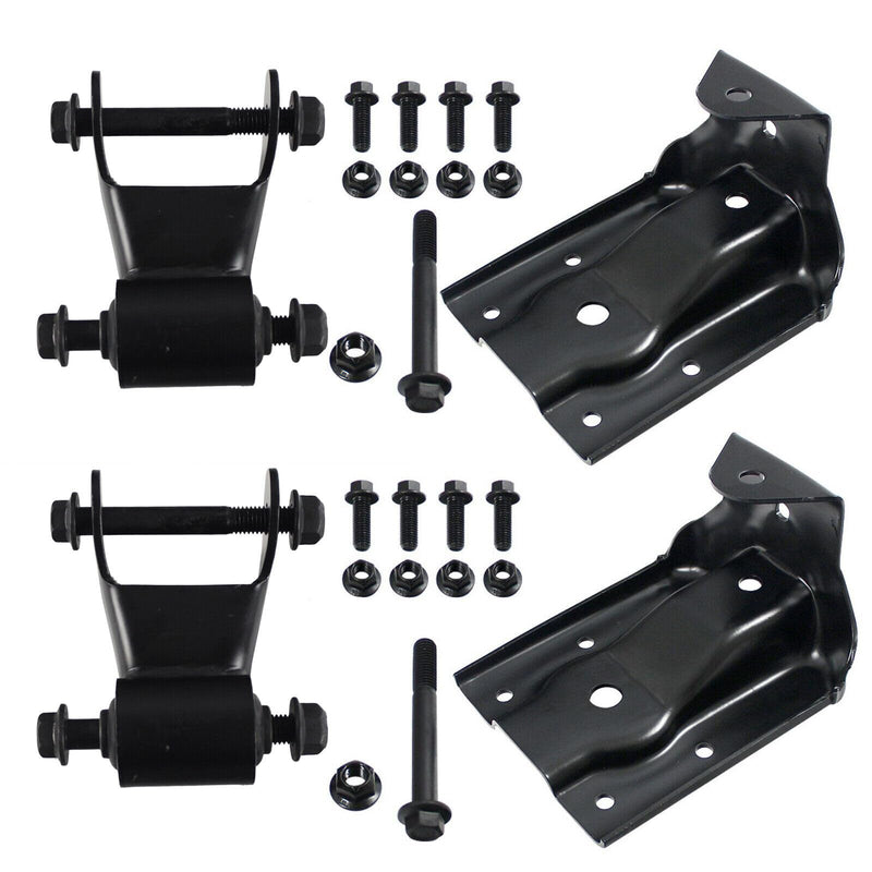 722-032 722-029 Rear Leaf Spring Hanger Bracket Shackle Kit For 1999-2013 Chevy Silverado 1500 GMC Sierra 1500 722-032 722-029