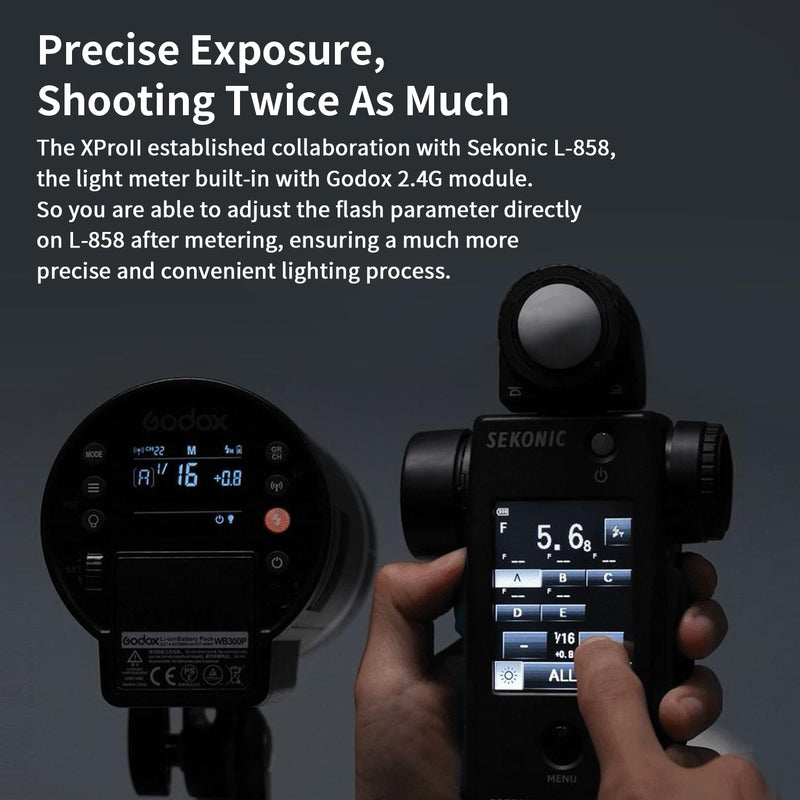 Godox XProII XProII-S Wireless Flash Trigger for Sony Camera, 2.4G Wireless Flash Transmitter HSS 1/8000S, Bluetooth Connection, TCM Transform Function, Large LCD Display (Xpro-S Upgrade)