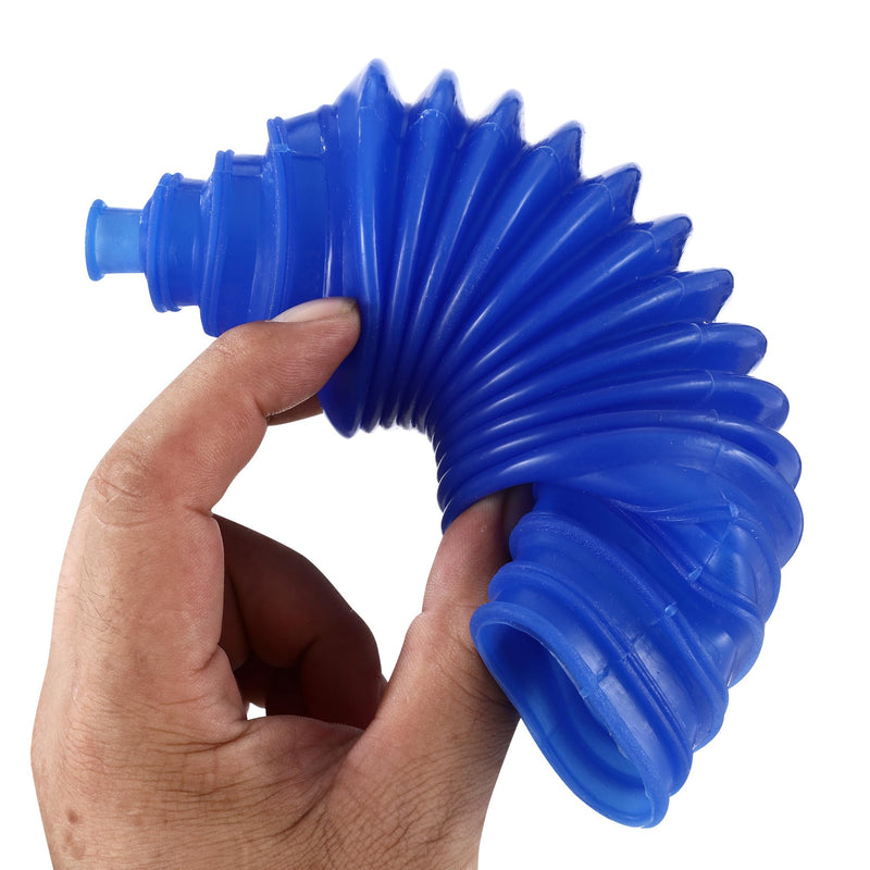 Universal Steering Rack and Pinion Tie Rod Boots, Silicone Bellow Boots with 2 Pieces Gaiter Pinion Boots, 4 Pieces Locking C-Clamps and 6 Pieces Cable Ties, Blue
