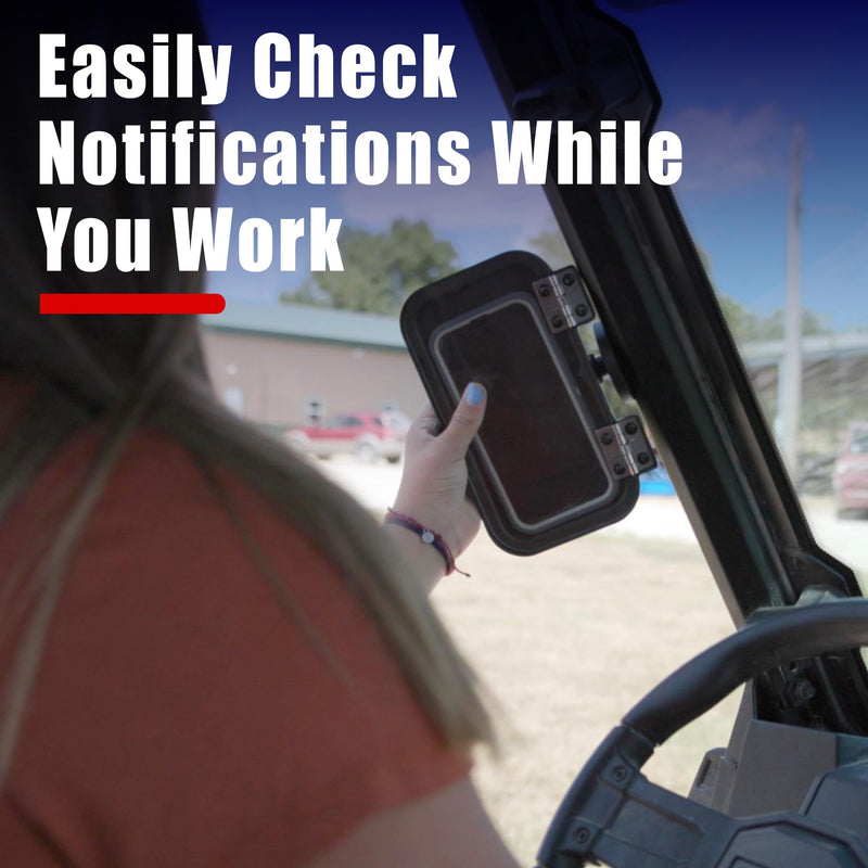 GearHaul CallHaul Magnetic Phone Mount - Made in USA, Universal Ultra-Strong 50+ Lbs Hold - Phone Holder for Skid Steer, Mowers, UTVs & More