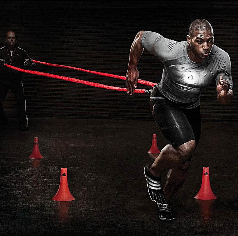 YNXing Resistance Training Rope Explosive Force Bounce Physical Training Resistance Rope Improving Speed, Stamina and Strength 6.6ft Elastic rope