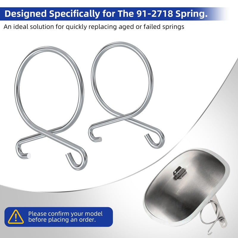 91-2718 Door Springs Fit for Market Forge Kit, One Pair-Right and Left Door Spring Compatible with Door Lift STM-E STM-ED STM-EDX STM-EL