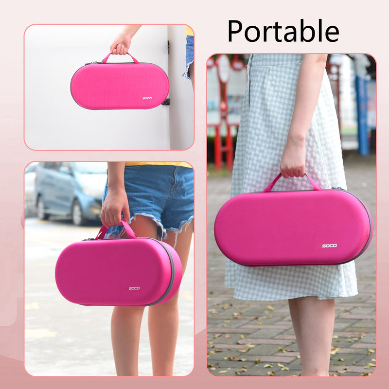  [AUSTRALIA] - RLSOCO Case for Dyson Airwrap i.d. Multi-Styler and Dryer Curly+Coily HS08 (Case Only) - Pink