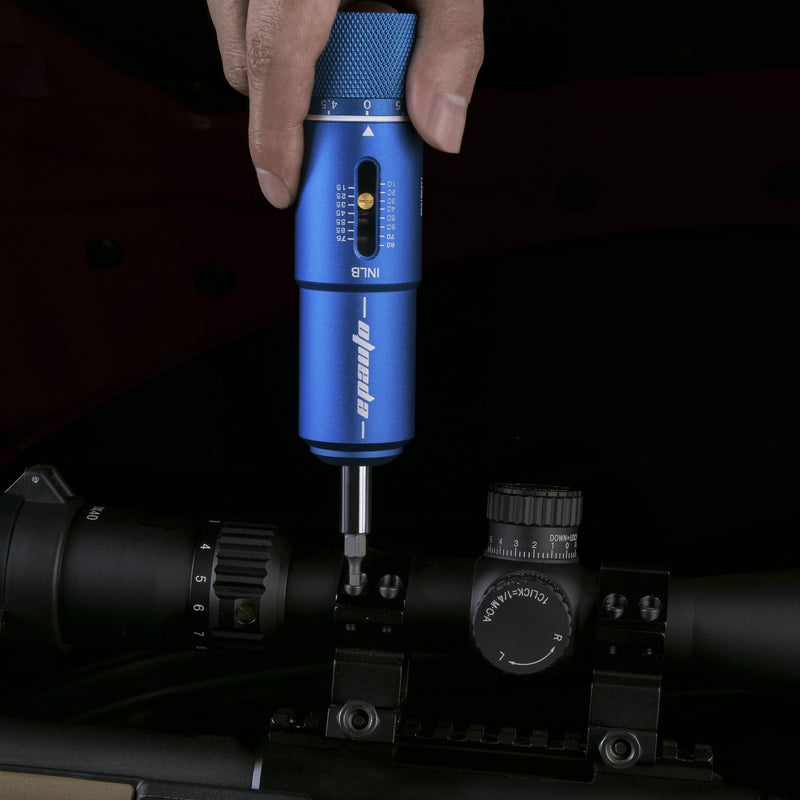 EPAuto Manual Wrench Screwdriver for Firearms | Bike Gears, 10-80 in/Lbs - 28 Pieces, Blue
