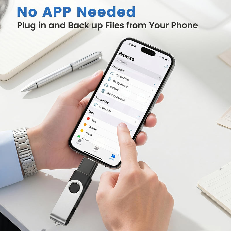 ABLAZE 128GB Flash Drive with Type C Adater, USB 2.0 Thumb Drive | USB Stick, Memory Stick, Pendrives for Smartphones/Computer/PC 1 Piece