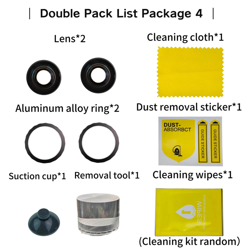 Morus 100% Camera Lens Replacement for DJI Avata 360 Drone, HD Clear Imaging Repair Lens with Disassembly Tool Kit, Perfect for Damaged Lens Replacement (1pic) 1pic