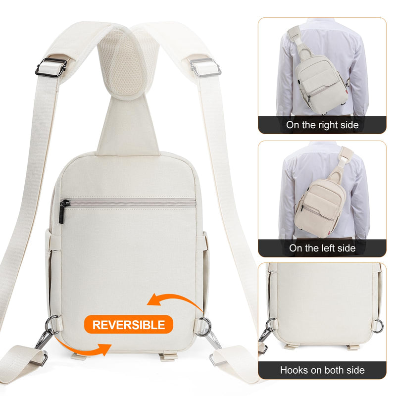 Cwatcun Camera Bag Crossbody Shoulder Messenger Camera Case, Lightweight DSLR/SLR/Mirrorless Photography Bag with Tripod Holder and Rain Cover for Canon, Nikon, Sony, Fuji Cameras, Lens Accessories | Fits 1body +2lenses +9.7" iPad +6.7"phone.18mm foam,...