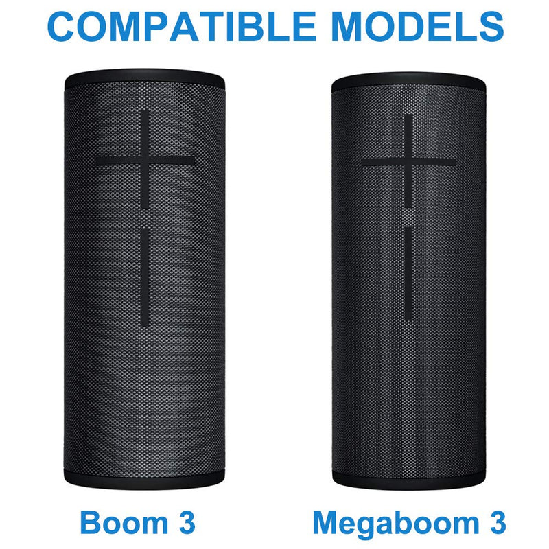 Power Up Charging Dock for Ultimate Ears UE Boom 3/Megaboom 3, Charger Dock Cradle Mount Stand Base Station with Extra 5V/1A USB Port, Included 3.3ft USB Cable (White) White