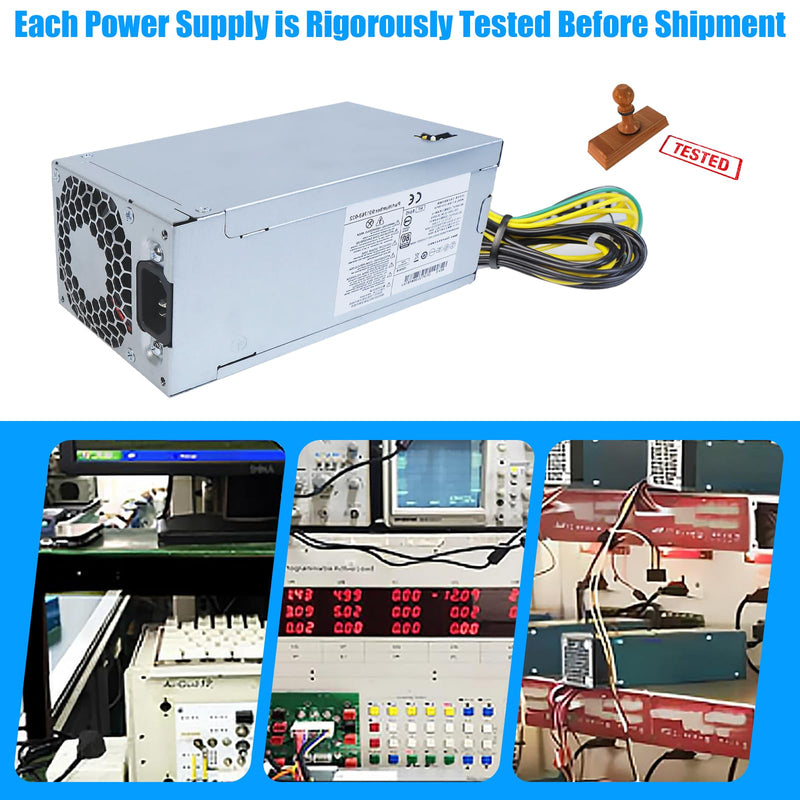 Upgraded D16-180P2A L08261-002 180W Power Supply Compatible with HP ProDesk 800 G3 600 G3 SFF L08261-001 901763-002 901765-003 901761-003 901764-003 901763-001 901762-002 901771-004 180W PSU