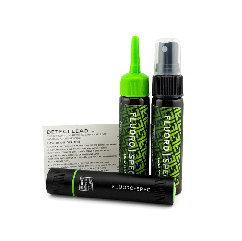 Fluoro-SPEC Instant Lead Test | Up to 3600 Uses| Lead Test Kit for Paint, Ceramics & More | Easy to Use, Accurate Results| Test All Your Stuff | Make Your Home Lead Safe | Home Lead Test Kit