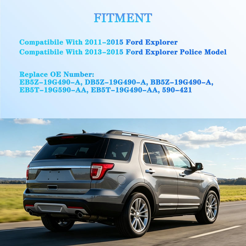 Backup Camera fit for 2011 2012 2013 2014 2015 Ford Explorer BB5Z-19G490-A | EB5Z-19G490-A DB5Z-19G490-A EB5T-19G590-AA Rear View Reverse Camera Parking Assist Camera Replacement EB5T19G490AA 590-421