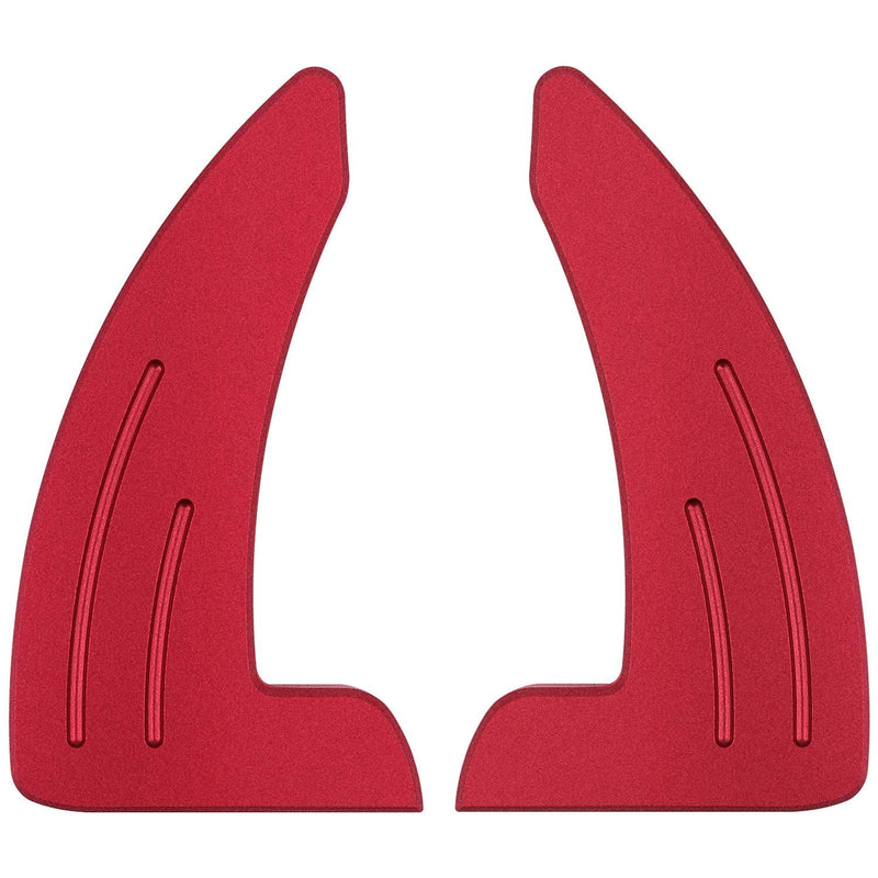 Steering Wheel Shift Paddle Extended Shifter Trim Cover for Dodge Challenger Charger Durango RT & Scat Pack 2015-2024, for Jeep Grand Cherokee 2014-2020 Interior Decoration Accessories (Red 2PCS) Red