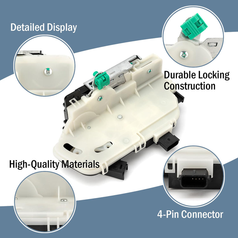 Qagea Door Lock Latch Actuator Fits for Ford F-150 2009-2014, Explorer 2011-2019, Mustang 2010-2014, Taurus 2013-2019, Replace 9L3Z5426412A 937-631 (Rear Right Passenger Side) Rear Right Passenger Side