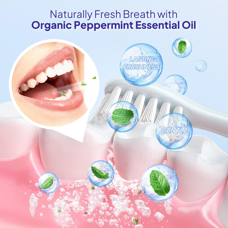 Cavity Healing Tooth Armor Liquid: Clinically Strengthen Enamel with Remineralization Drops at-Home Tooth Enamel Repair Stronger Teeth Hydroxyapatite (120ml, Mint) 4 Fl Oz (Pack of 1)