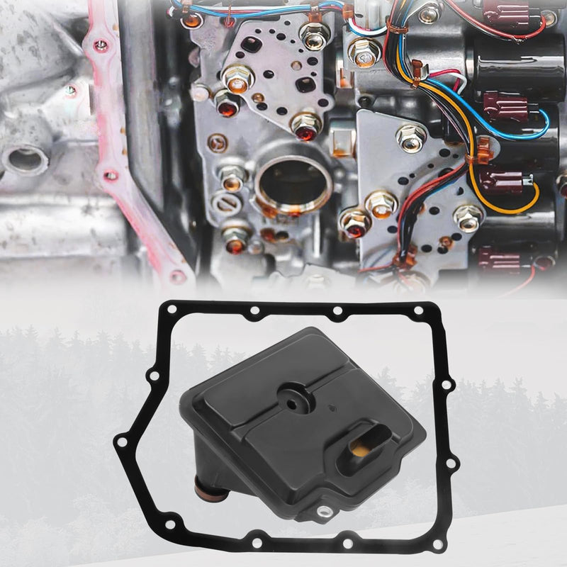 62TE Transmission Filter with Gasket Kits Compatible with Dodge Grand Caravan 2008-2020, Journey, Avenger & Chry-sler Town & Country, 200, Sebring & Ram C/V, Replaces OE# 68018555AA, 05078555AA