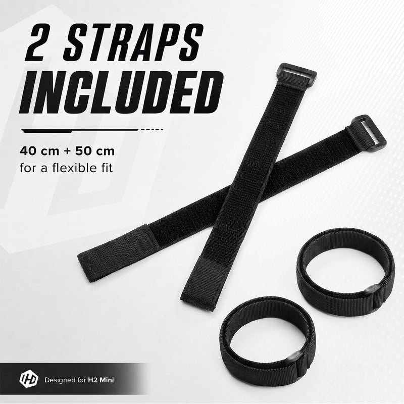 HIFI WALKER H2 Mini MP3 Player Armband, 40cm & 50cm, 2 Pack | Hands-free carrying, secure fit, lightweight wear, easy adjustment, for sports and daily use