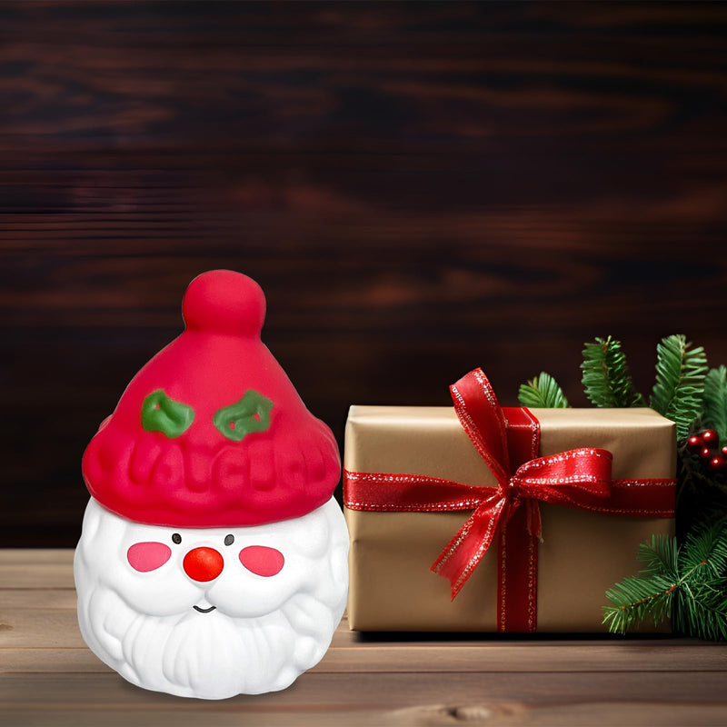 2.7 inch Large Grinder Kitchen Helper, Santa Claus Shaped Grinder for Christmas Gift - White