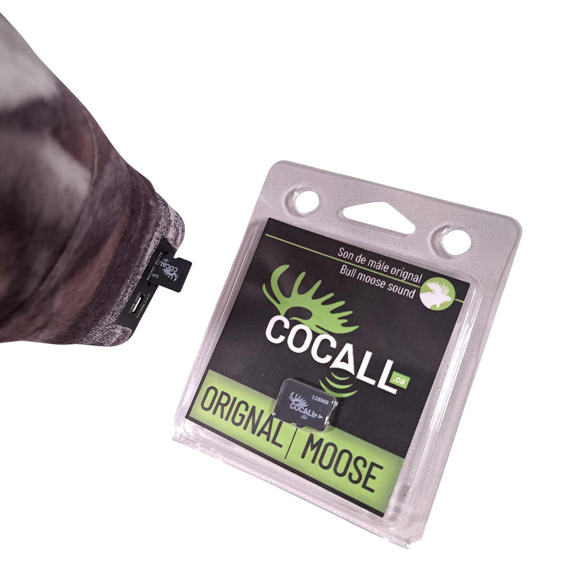 Moose Sound Card for Hunting (Includes 4 Different Moose Cow Sounds) - Micro SD Card for Cocall 2X - Replicates Real Female Moose Sounds MSDOF01