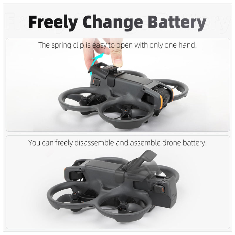 Avata 2 Battery Anti-Release Buckle for DJI Avata 2 Drone, Battery Holder Clip Anti-Falling Battery Buckle Guard Protector for DJI Avata 2