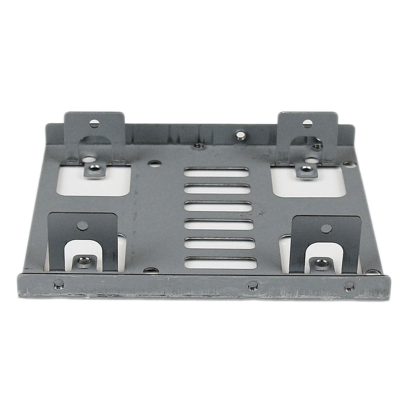 StarTech.com 2.5" to 3.5" SATA Hard Drive Mounting Bracket Kit - Dual SATA SSDs/HDDs Mounting Bracket for Mounting Bay (BRACKET25X2) Steel 1 Count (Pack of 1) 2x2.5" Drive (SATA)