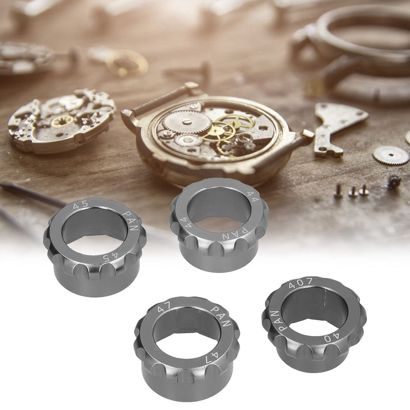 4Pcs Watch Opener Die Professional Back Case Remover Polygon Removal Repair Tool Watch Opener Die Watches Back Case Dies Watches Back Case Remover Dies