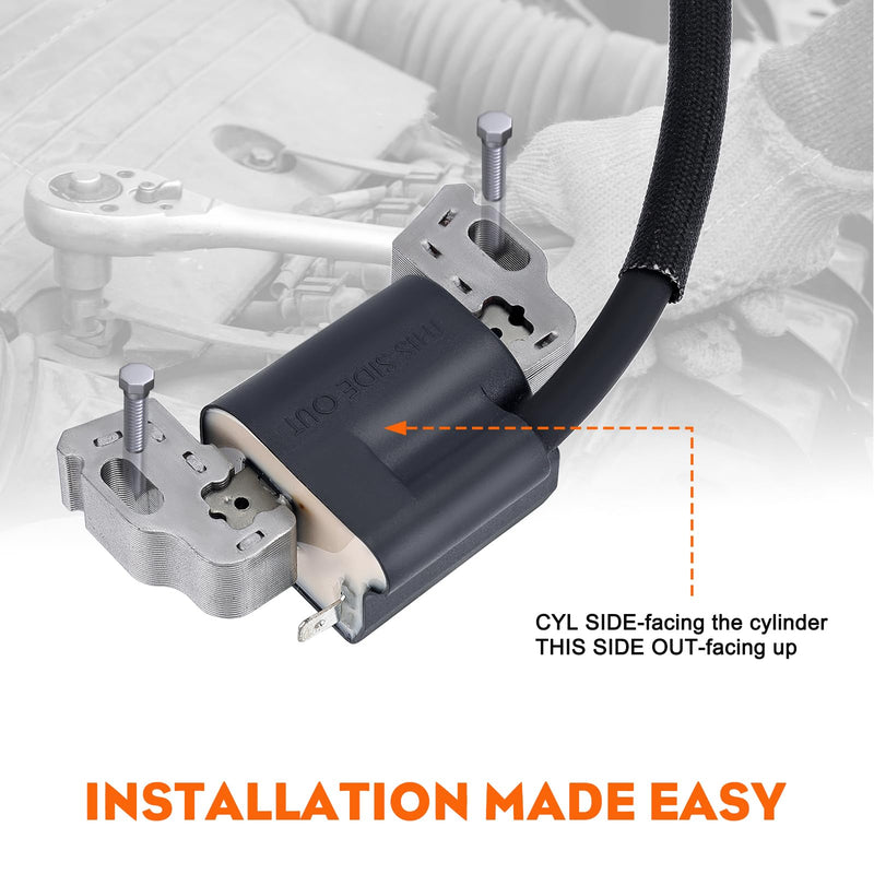 HIPA 595304 Ignition Coil Magneto Armature for Brigg Stratt 799650 592841 795315 495859 17HP 17.5HP 19.5HP 20HP Intek OHV Engine
