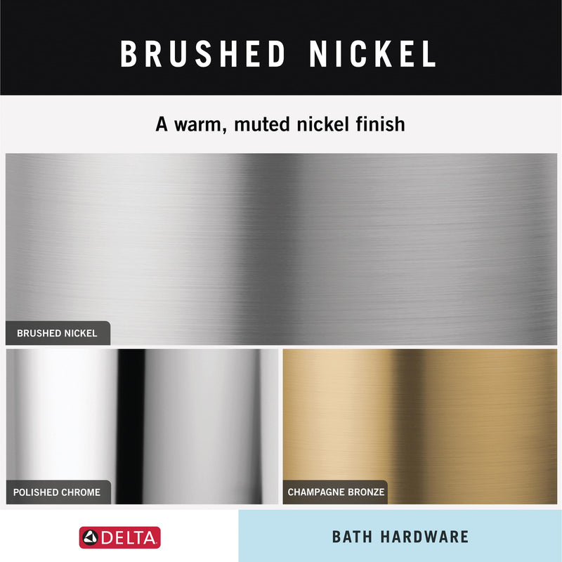 Delta Faucet Becker (1-Pack) 24" Bathroom Towel Rack/Bar, SpotShield Brushed Nickel, Wall Mounted BCK24-DN