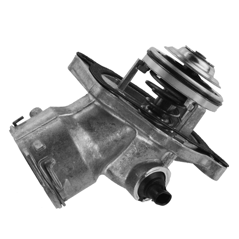 TRQ Thermostat w/Housing Compatible with Mercedes Benz C230 C280 C300 C350 E350 ML350 SLK350 ECA92787