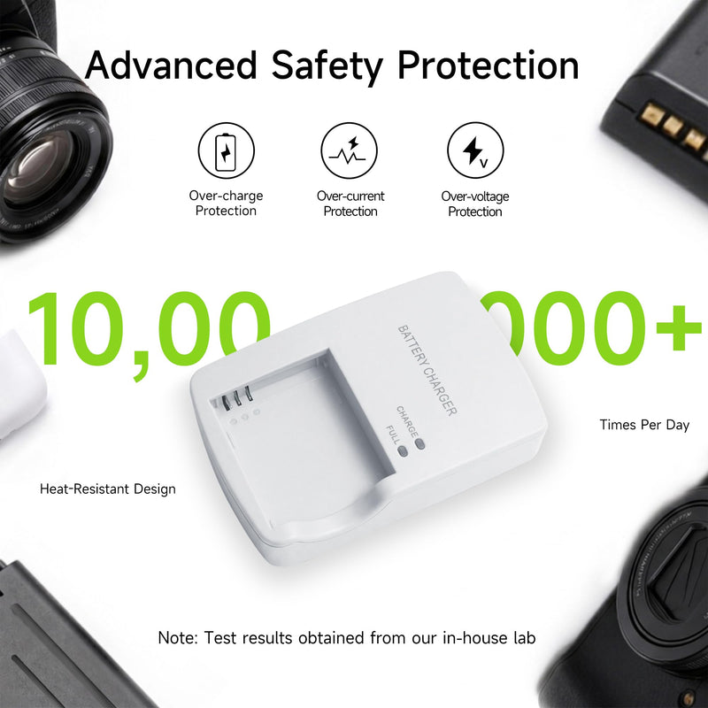 CB-2LYE Charger Replacement for NB-6L Canon PowerShot SX510 S120 S95 SX500 | for CB-2LY & NB-6LH, SX510 HS, S95, SX500 is, Camera Battery Charger for SX260 HS, S90, D30, D20, SD1300 is