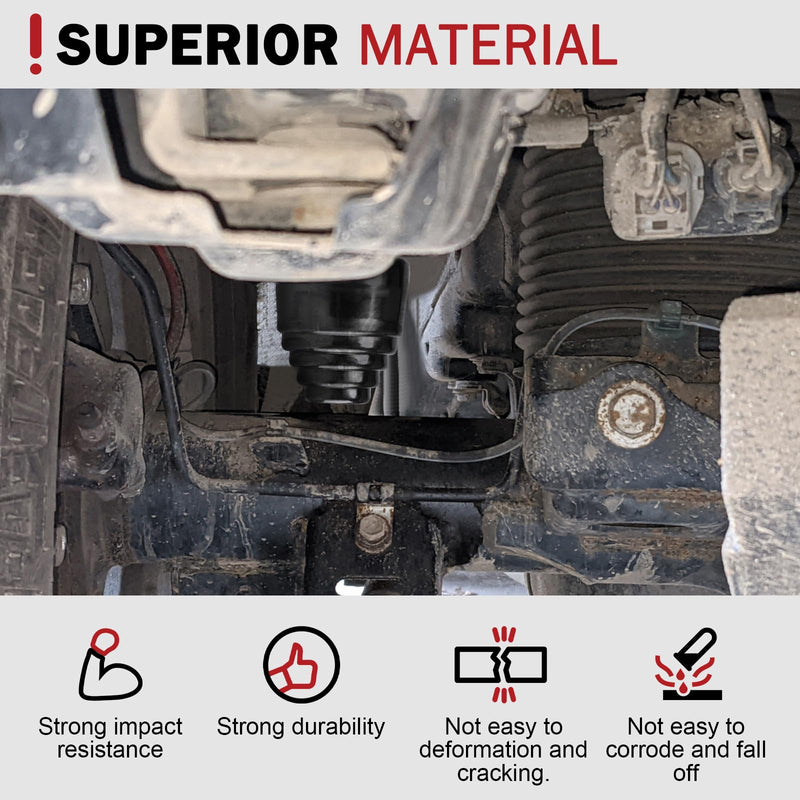 Suspension Bump Stop 9.9101G Black Universal Bump Stops Kit for Cars, Trucks and Off-Road Vehicles- Pack of 2