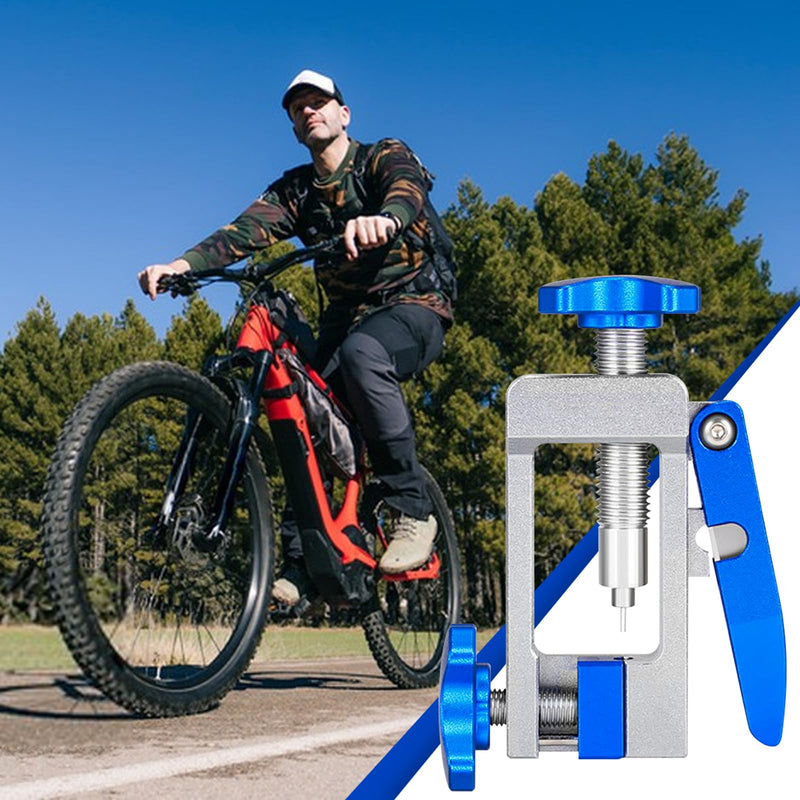 Bike Hydraulic Brake Tool Kit, Hydraulic Brake Hose Cutter 2 in 1 Bicycle Hydraulic Line Cutter Bike Brake Hydraulic Hose Fitting Insert Tool Barb Olive Tool Disc Brake Tool Kit for Bicycle