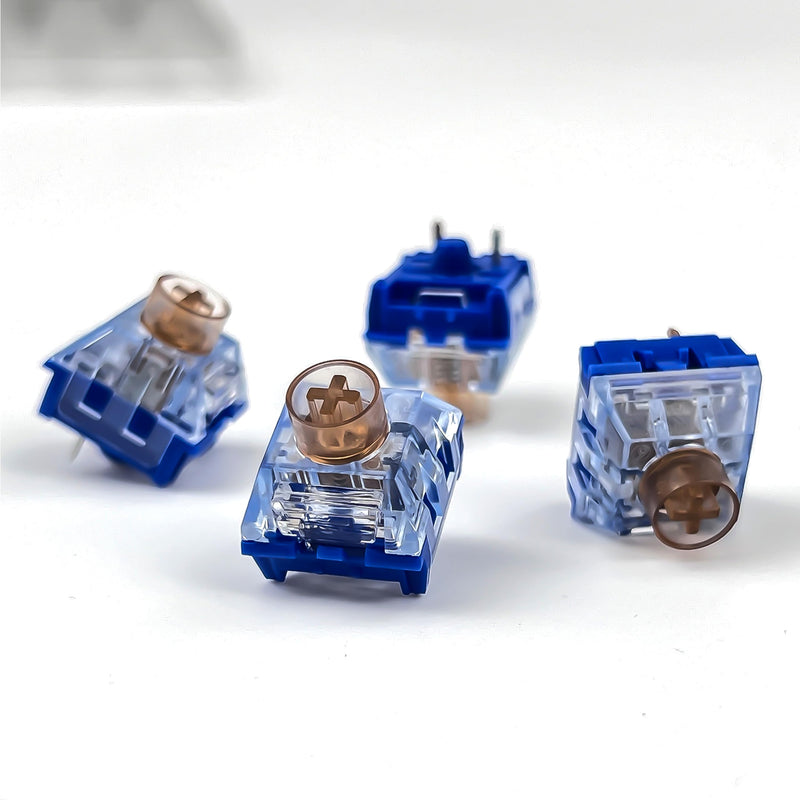 Kailh Box Whale Pro Silent Switches,Deep Sea Silent Tactile 3-Pin 45gf Waterproof Dustproof Mechanical Keyboard Switches(Whale Tactile,108Pcs) 108Pcs Whale Pro(Tactile)