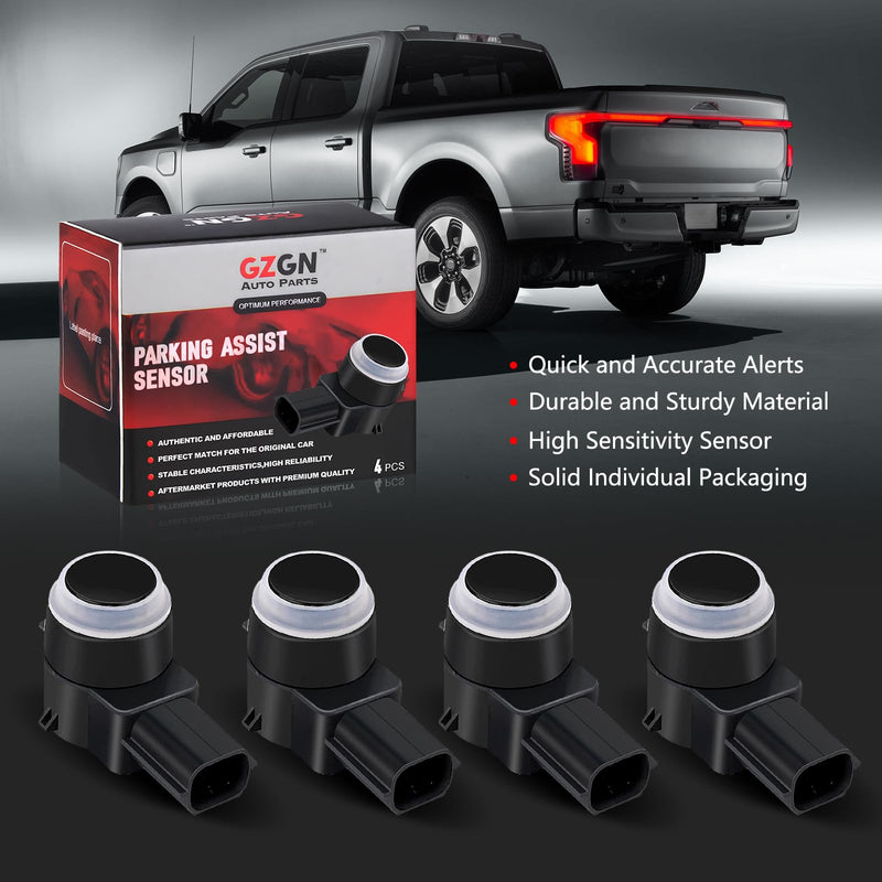  [AUSTRALIA] - 1EW63TZZAA Parking Assist Sensor Compatible with Dodge Ram 1500 2500 3500 Journey Durango,Jeep Commander Liberty Grand Cherokee,4PCS Reverse Rear Backup Bumper Parking Sensors