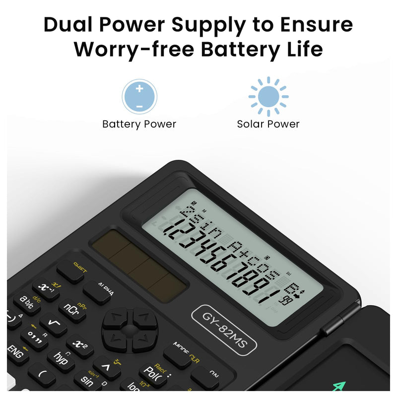 991ES MAX and 82MS Scientific Calculators with Notepad