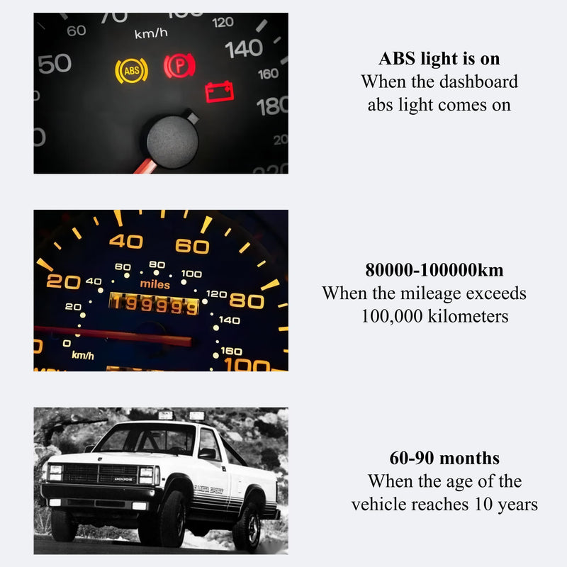 ABS Wheel Speed Sensor - Front Rear Left Right Fit for 2007-2017 Toyota Tundra Driver and Passenger Side ABS Sensor Replace# 89542-0C020 89543-0C020 Wheel Speed Sensor Set of 4 89542-0C020+89543-0C020