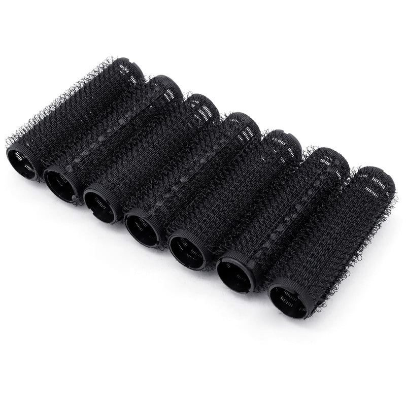 Fashion Base Self Grip Small Hair Curlers – 15mm Salon Hairdressing Rollers with 10 Clip Tools for Easy Styling – 10-Pack in Random Colors for Effortless Curls and Waves