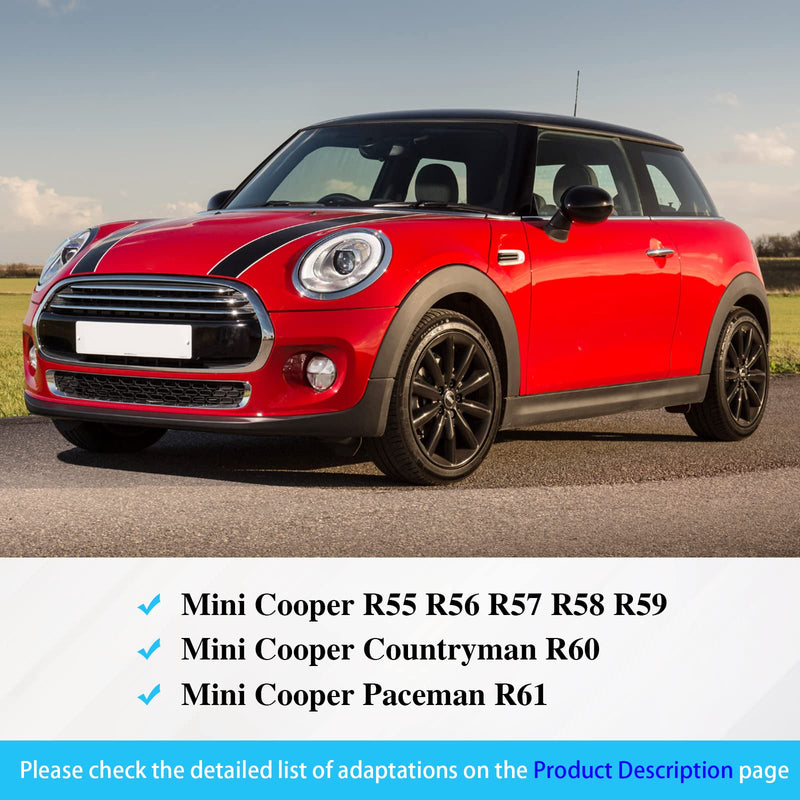 Engine Cooling Water Pipe with O-Ring, Water Pump to Thermostat Housing compatible with Mini Cooper R55 R56 R57 R58 R59 Countryman R60 Paceman R61 11537589713 11537541845